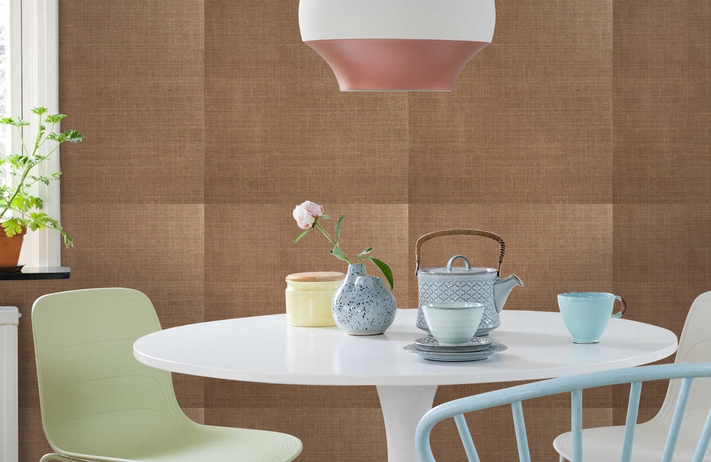 Обои 195031 фото в интерьере кухни