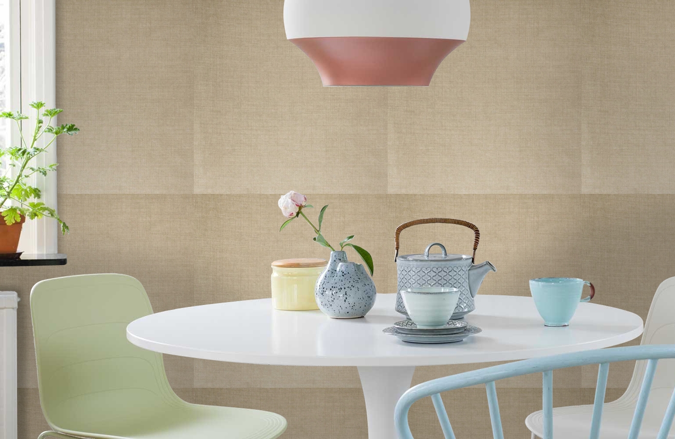 Обои 195032 фото в интерьере кухни