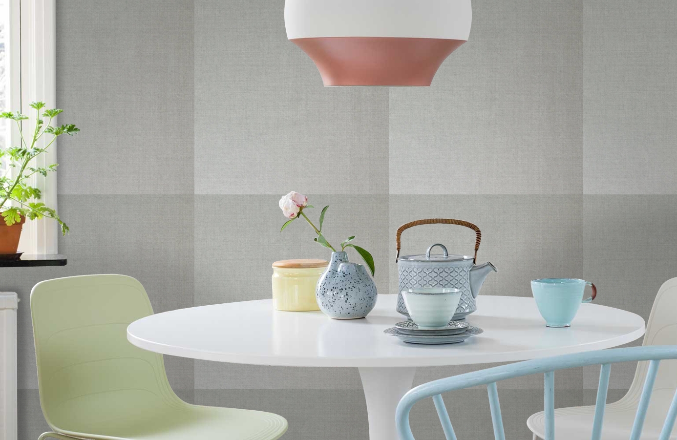 Обои 195033 фото в интерьере кухни