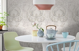 Обои 20826 фото в интерьере кухни превью