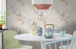 Обои 33338 фото в интерьере кухни превью