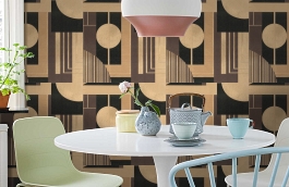 Обои 33411 фото в интерьере кухни превью