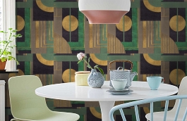 Обои 33415 фото в интерьере кухни превью