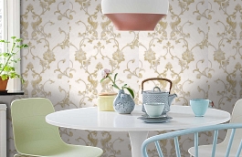 Обои 40227 фото в интерьере кухни превью