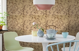 Обои 40431 фото в интерьере кухни превью