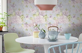 Обои 602517 фото в интерьере кухни превью