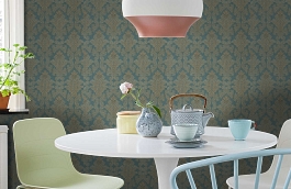 Обои CD70111 фото в интерьере кухни превью