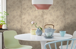 Обои HL0702 фото в интерьере кухни превью