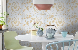 Обои HL0804 фото в интерьере кухни превью