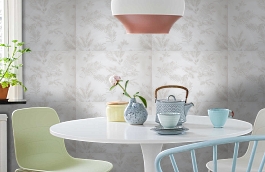 Обои HL1304 фото в интерьере кухни превью