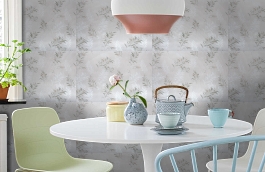 Обои HL1405 фото в интерьере кухни превью