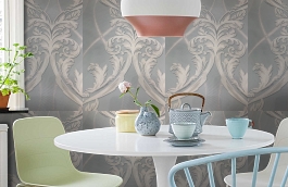 Обои 46-135-03 фото в интерьере кухни превью