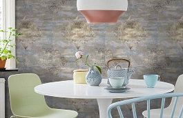 Обои 206901 фото в интерьере кухни превью