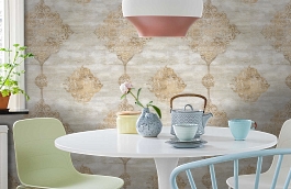 Обои 206906 фото в интерьере кухни превью