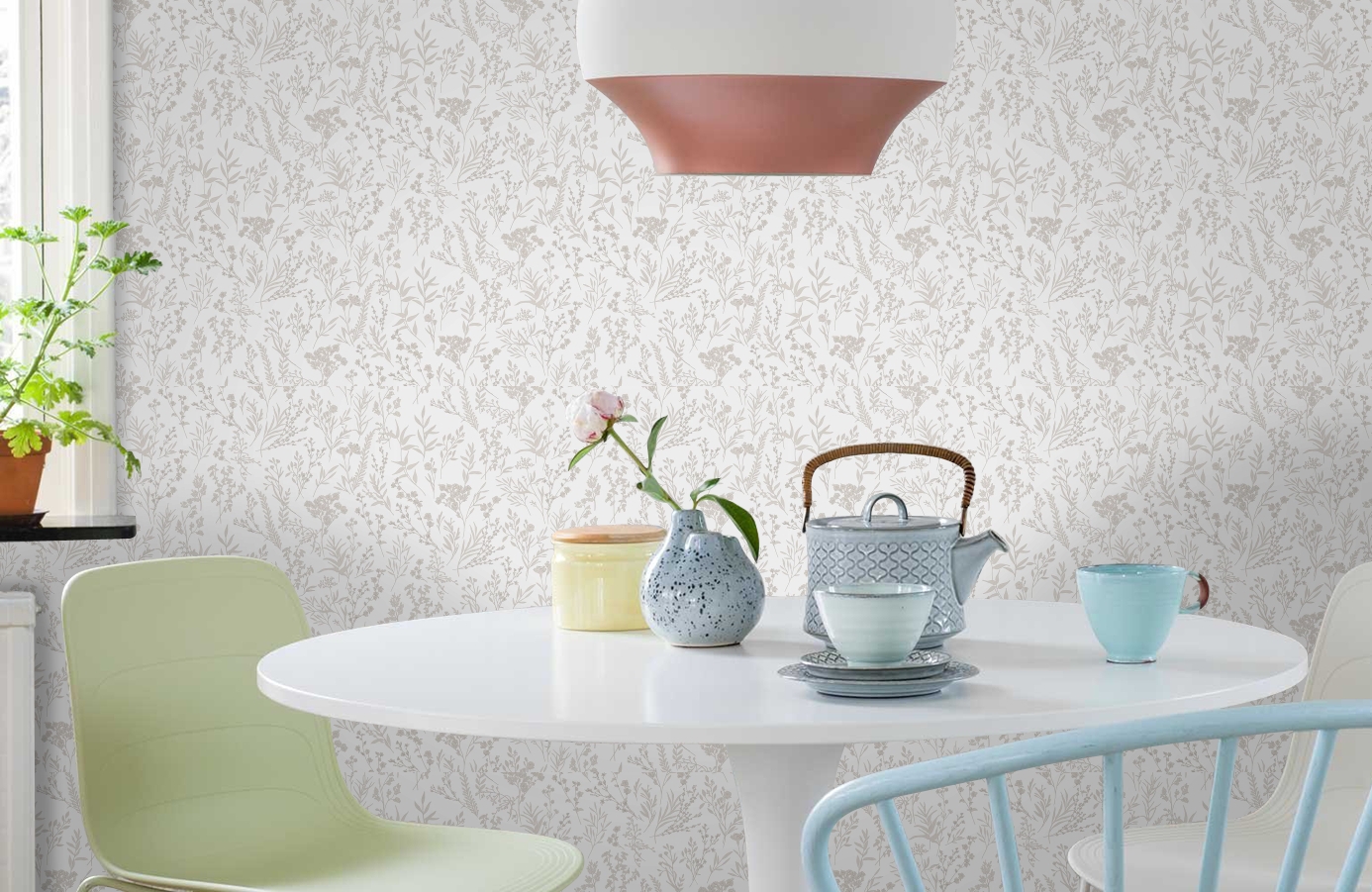 Обои 285212 фото в интерьере кухни