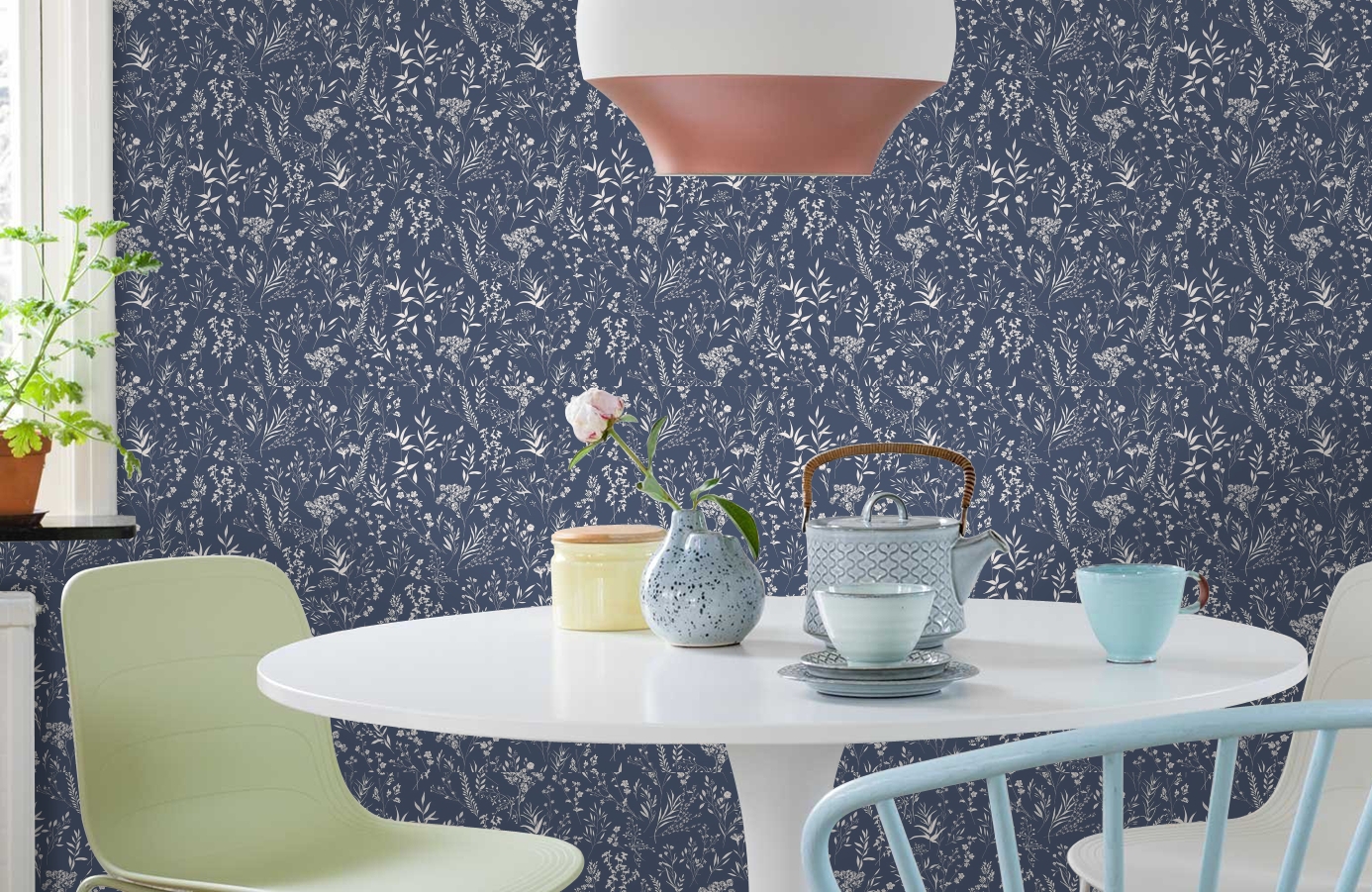 Обои 285219 фото в интерьере кухни