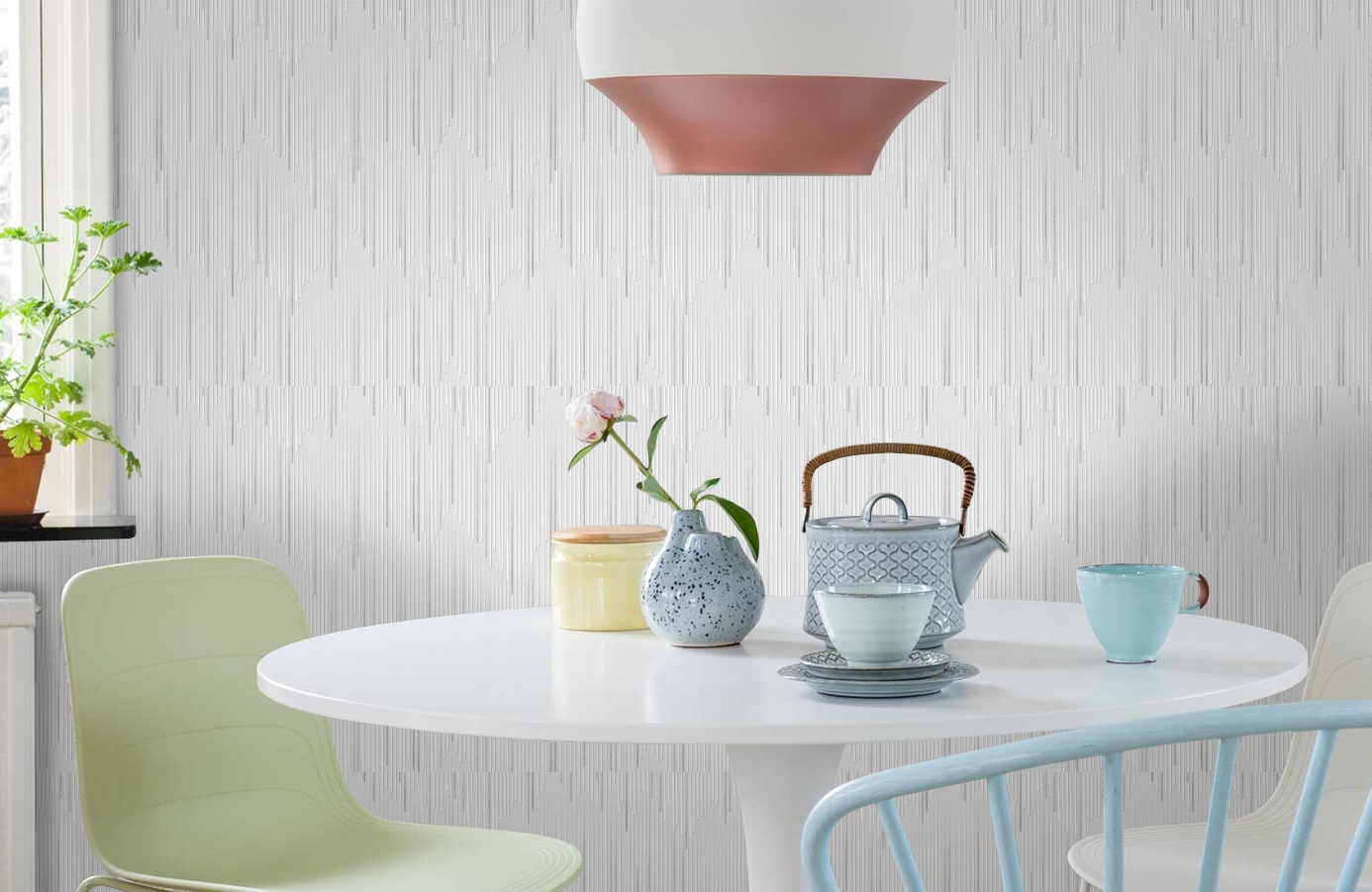 Обои 285261 фото в интерьере кухни