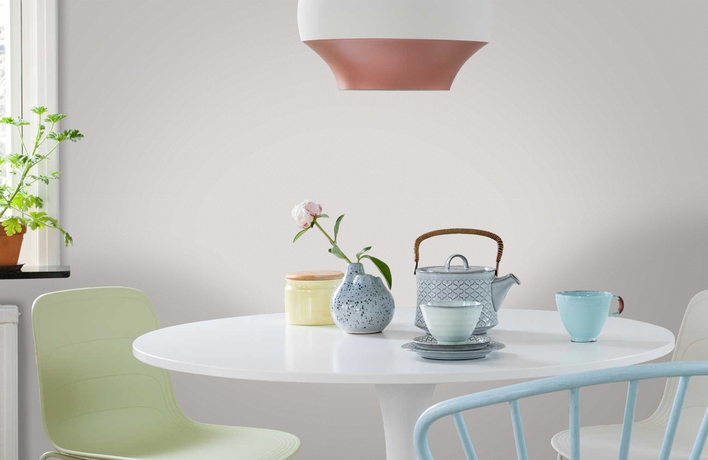 Обои 285278 фото в интерьере кухни