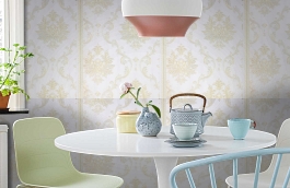 Обои 71002-1 фото в интерьере кухни превью