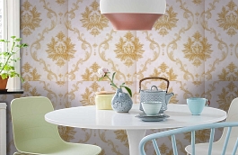 Обои 71002-5 фото в интерьере кухни превью