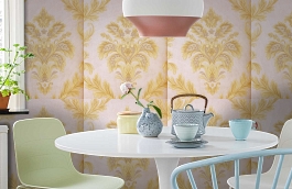 Обои 71005-4 фото в интерьере кухни превью