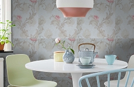 Обои 7708103 фото в интерьере кухни превью