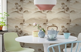 Обои 7711135 фото в интерьере кухни превью