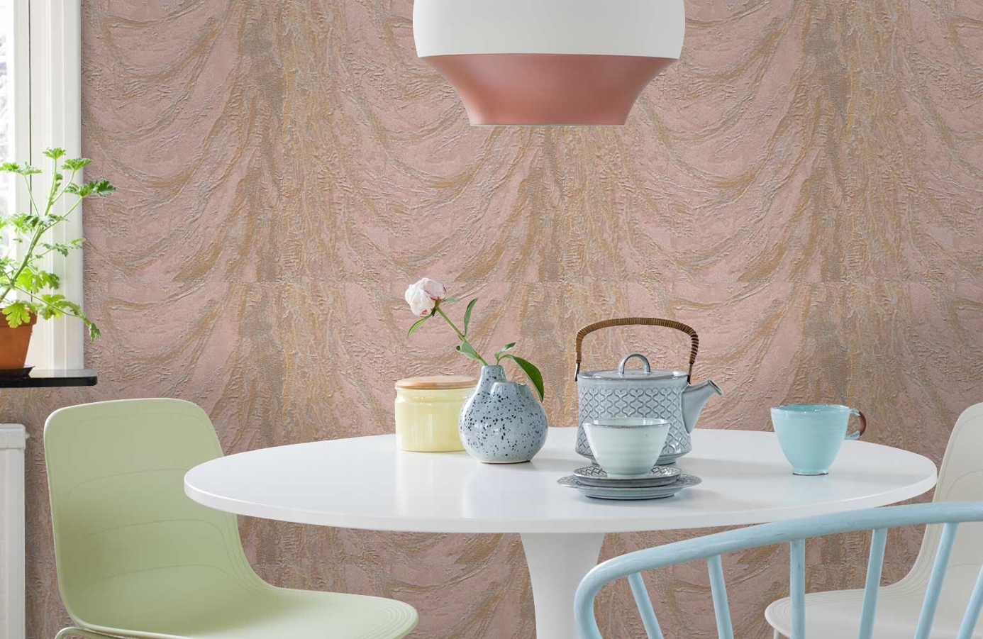 Обои 81214 фото в интерьере кухни Обои 81214 фото в интерьере кухни