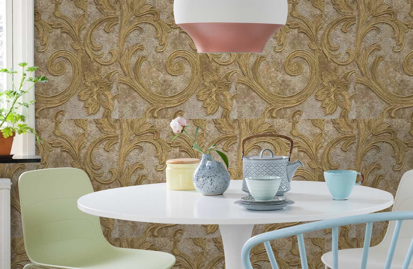 Обои 81217 фото в интерьере кухни Обои 81217 фото в интерьере кухни