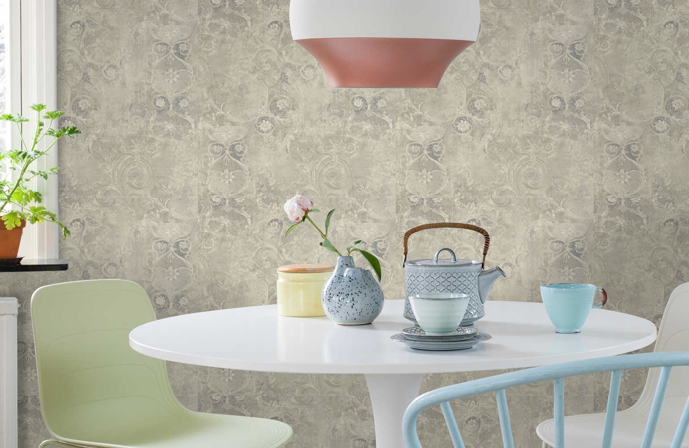 Обои 82039 фото в интерьере кухни