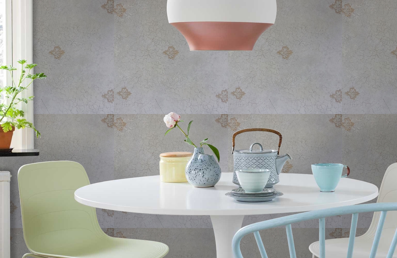 Обои 83017 фото в интерьере кухни Обои 83017 фото в интерьере кухни