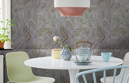 Обои 84005 фото в интерьере кухни превью