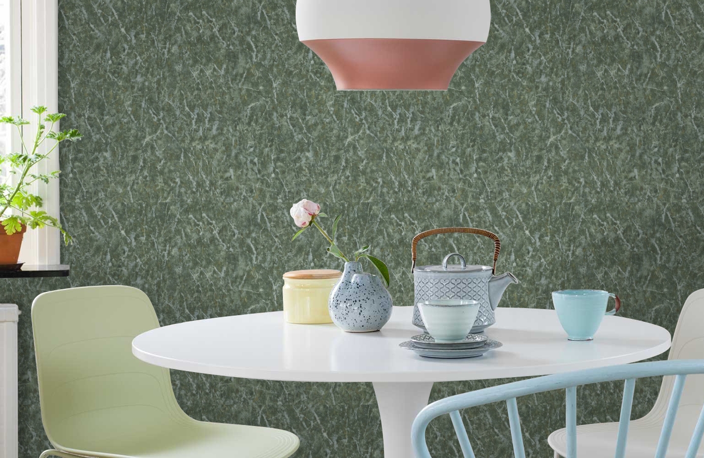 Обои 85017 фото в интерьере кухни Обои 85017 фото в интерьере кухни