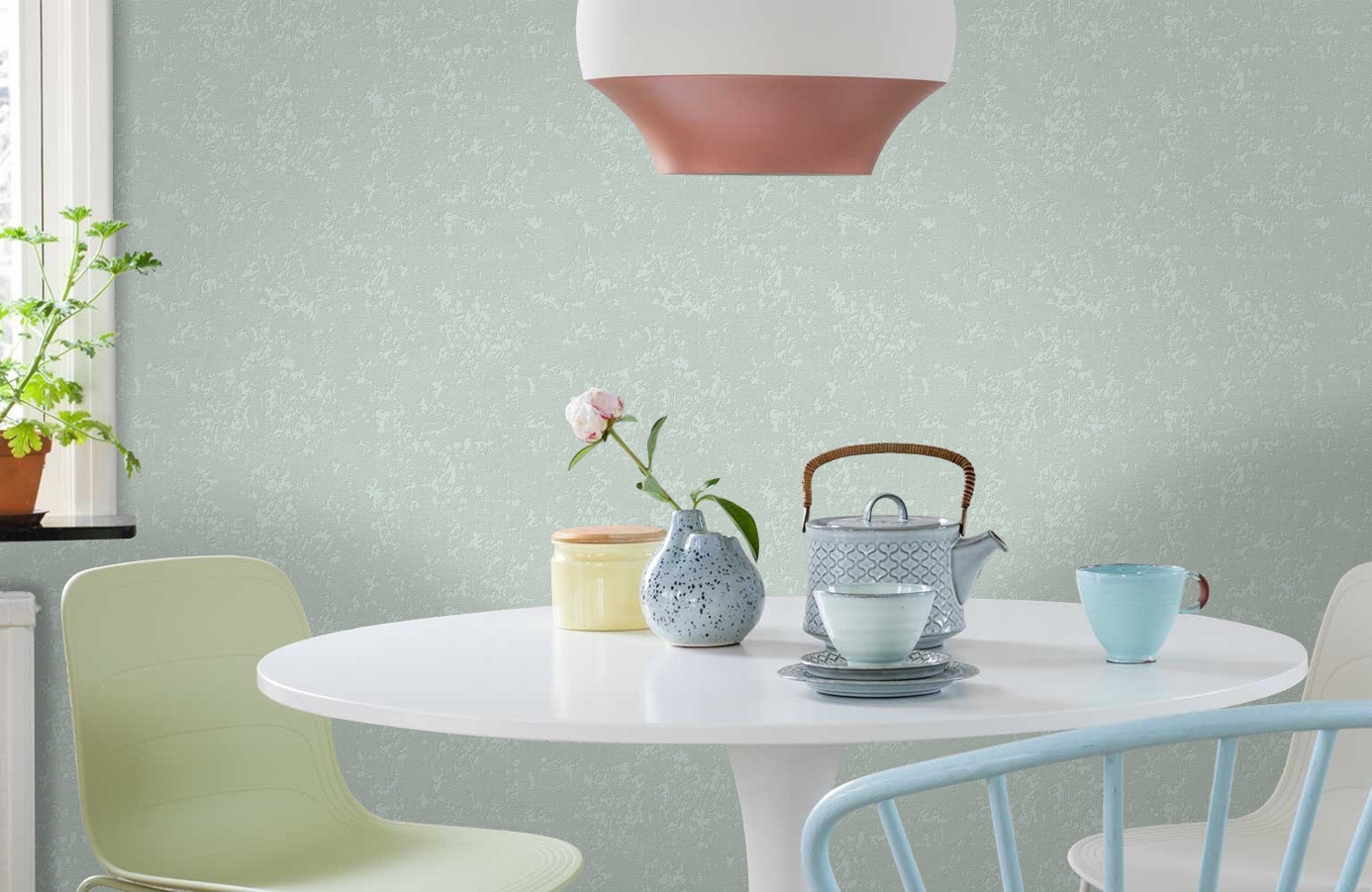 Обои 888723 фото в интерьере кухни