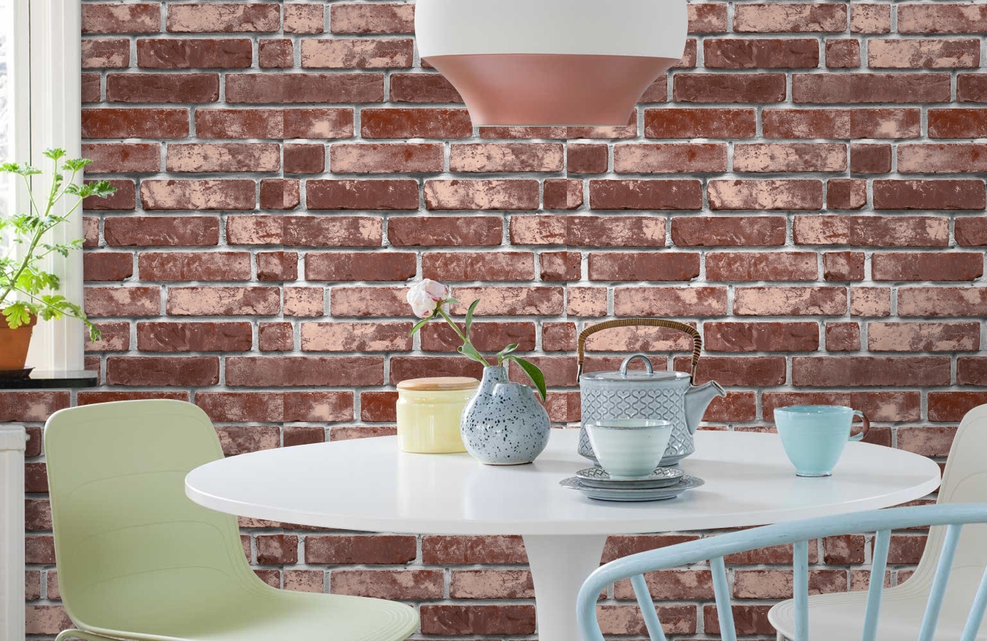 Обои 888855 фото в интерьере кухни