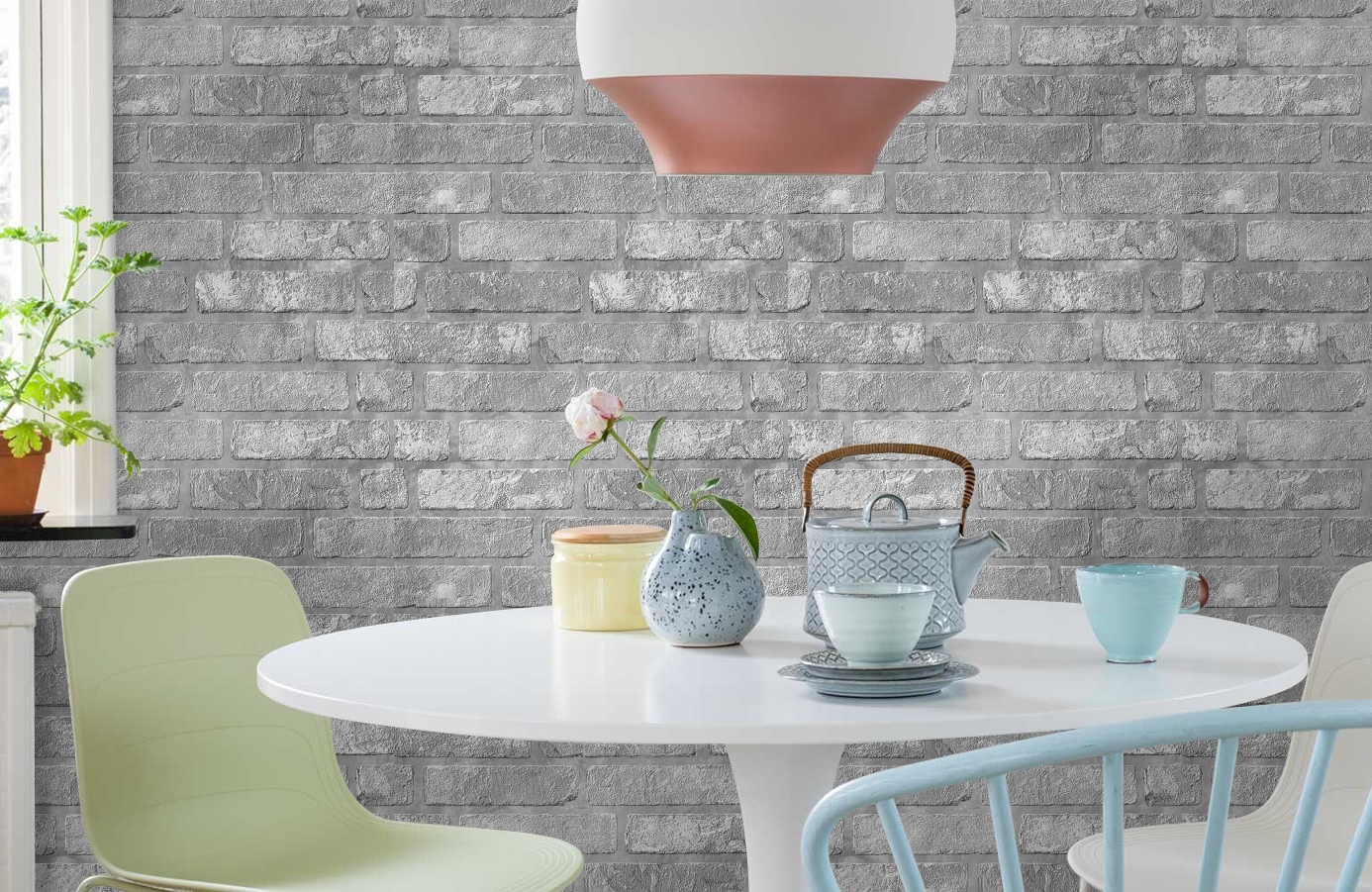 Обои 888858 фото в интерьере кухни