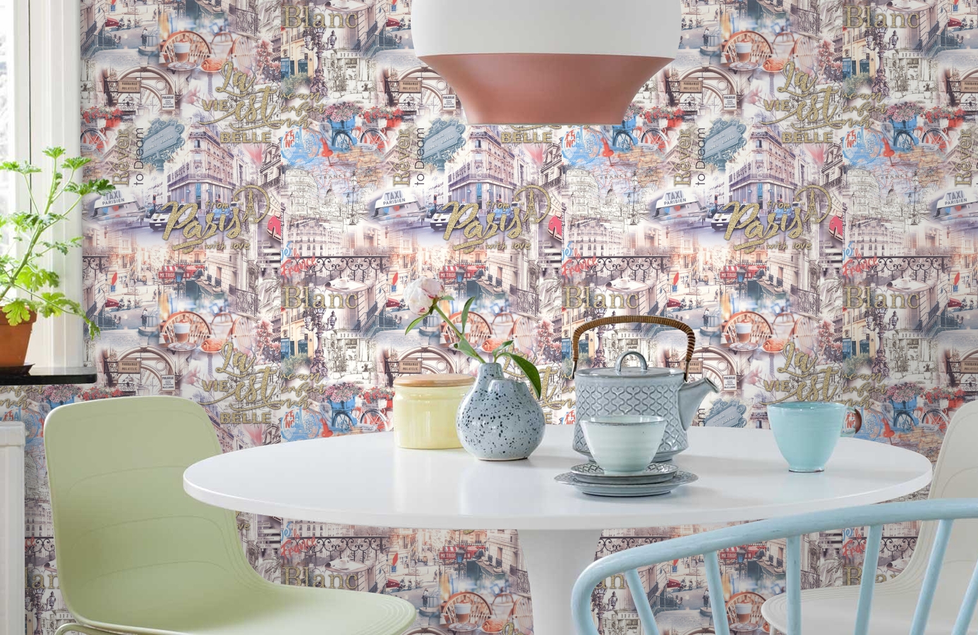 Обои 889435 фото в интерьере кухни