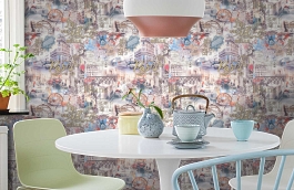 Обои 889435 фото в интерьере кухни превью