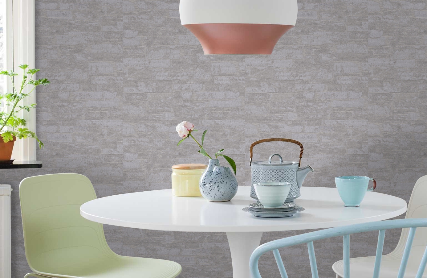 Обои 889609 фото в интерьере кухни