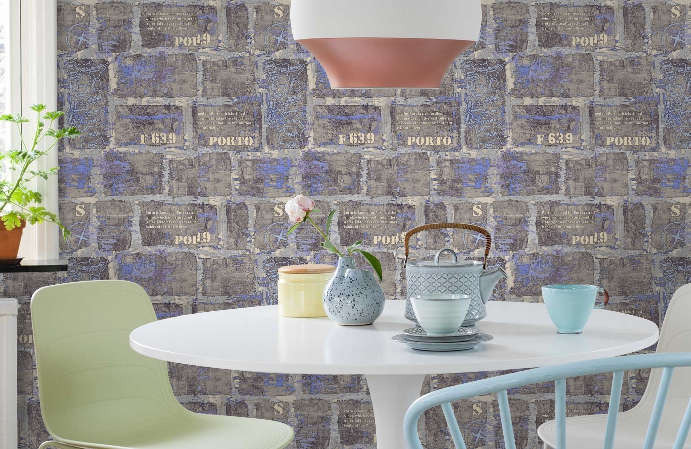 Обои 889718 фото в интерьере кухни