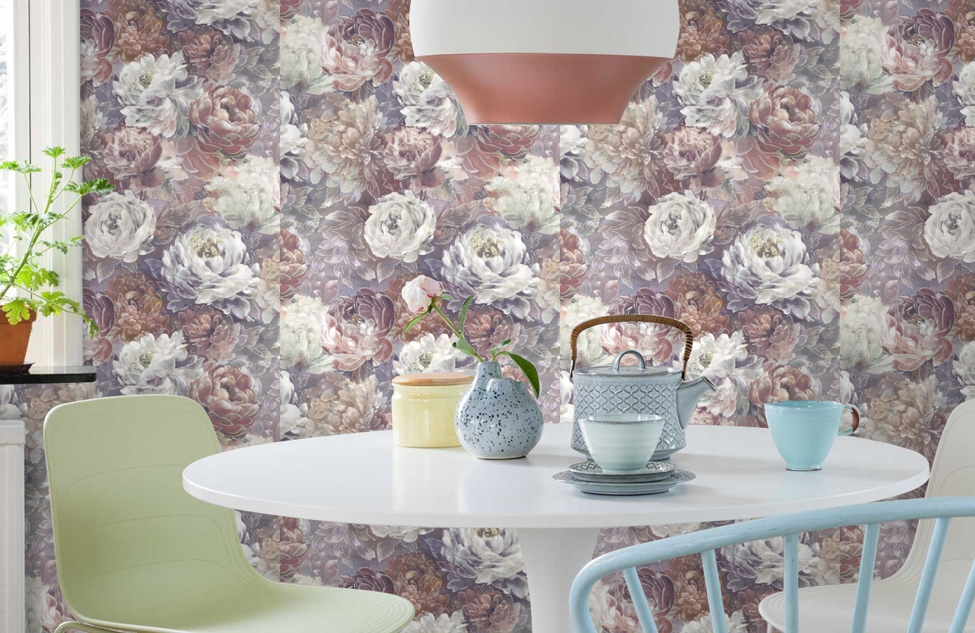 Обои 889835 фото в интерьере кухни