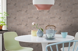 Обои 988878 фото в интерьере кухни превью