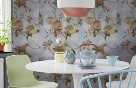 Обои M77101 фото в интерьере кухни превью