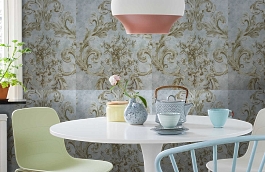 Обои M77403 фото в интерьере кухни превью