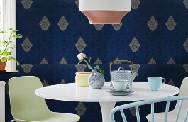 Обои M77501 фото в интерьере кухни превью