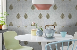 Обои M77503 фото в интерьере кухни превью