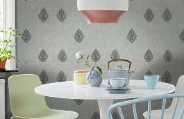 Обои M77505 фото в интерьере кухни превью