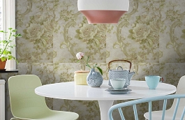 Обои M77603 фото в интерьере кухни превью