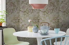 Обои M77604 фото в интерьере кухни превью