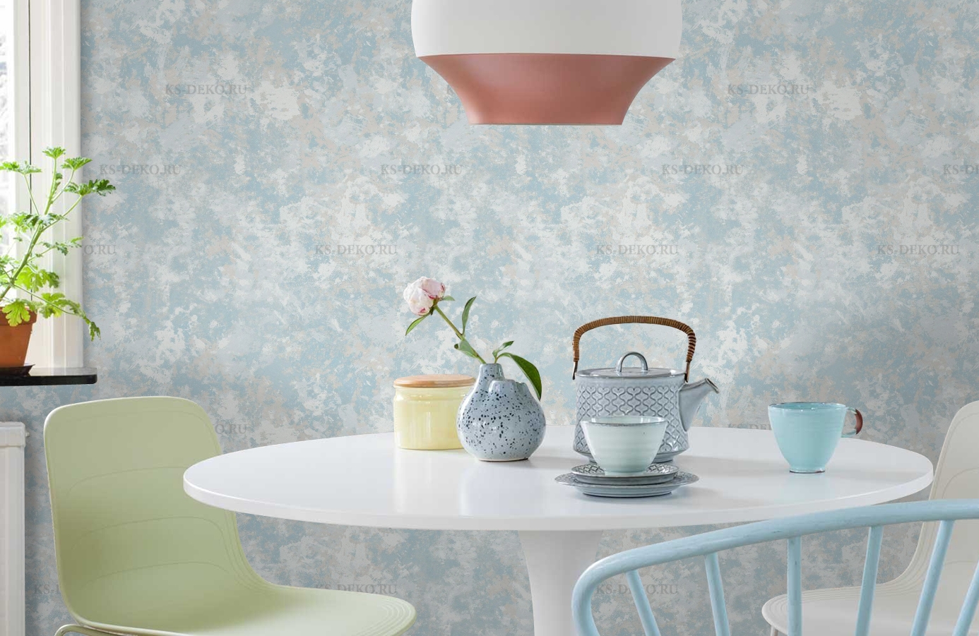 Обои MC11603 фото в интерьере кухни